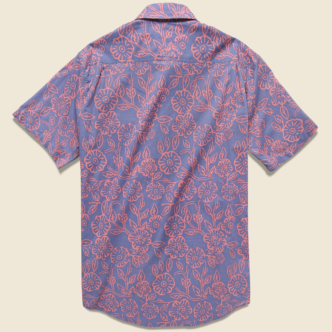 Reverse Print Coast Shirt - Pink Poppy - Faherty - STAG Provisions - Tops - S/S Woven - Floral
