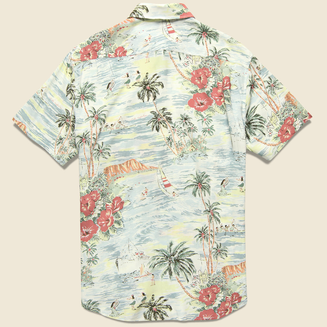 Rayon Hawaiian Shirt - Aloha Bliss - Faherty - STAG Provisions - Tops - S/S Woven - Floral