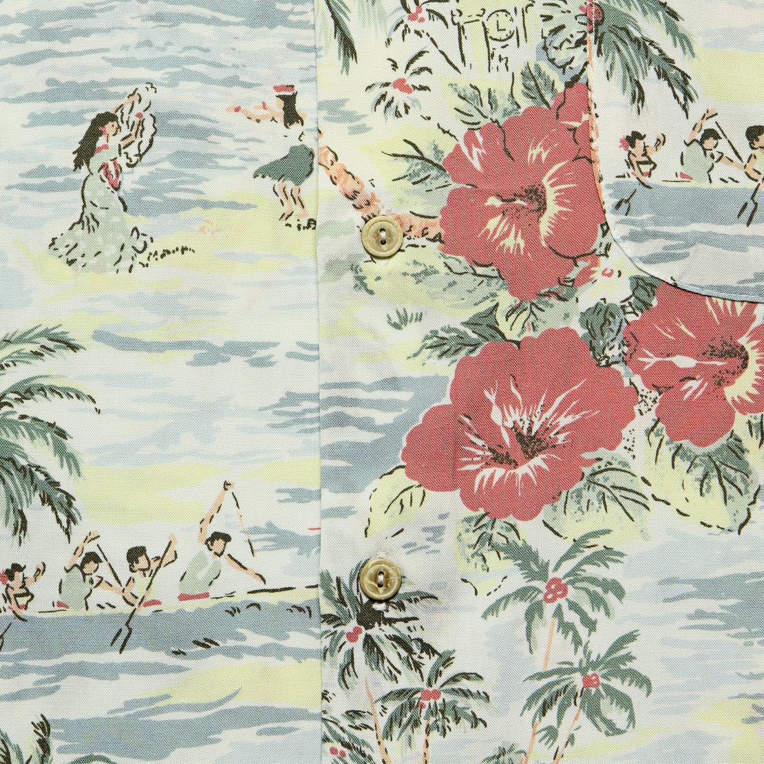 Rayon Hawaiian Shirt - Aloha Bliss - Faherty - STAG Provisions - Tops - S/S Woven - Floral