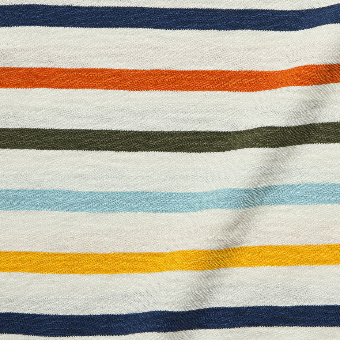 Francoise Tee - Emma Multi Stripe - Faherty - STAG Provisions - W - Tops - L/S Knit