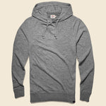 Slub Cotton Hoodie - Heather Grey - Faherty - STAG Provisions - Tops - L/S Knit