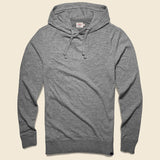 Slub Cotton Hoodie - Heather Grey - Faherty - STAG Provisions - Tops - L/S Knit