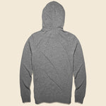 Slub Cotton Hoodie - Heather Grey - Faherty - STAG Provisions - Tops - L/S Knit