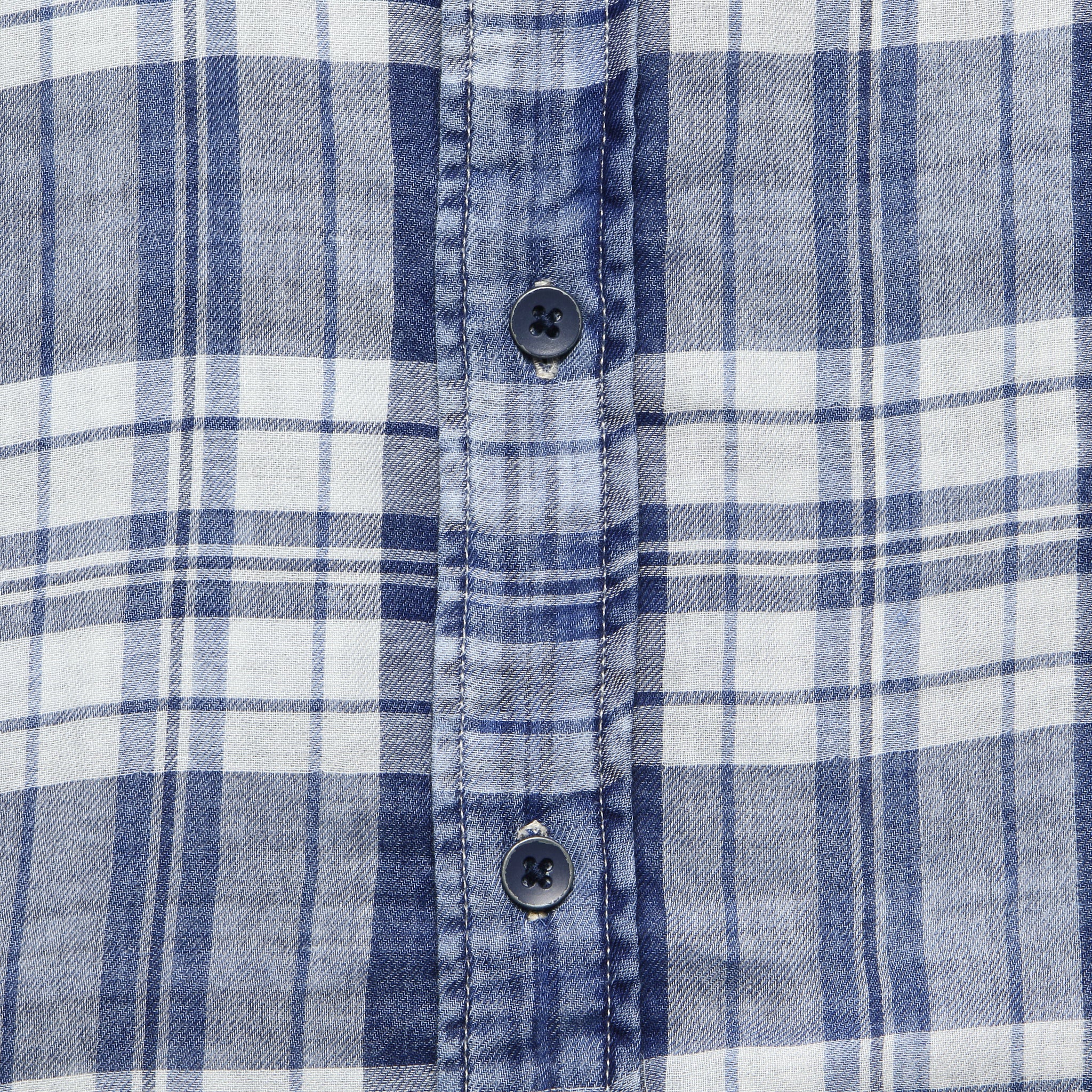 Indigo Seaview Shirt - Nautilus Plaid - Faherty - STAG Provisions - Tops - L/S Woven - Plaid