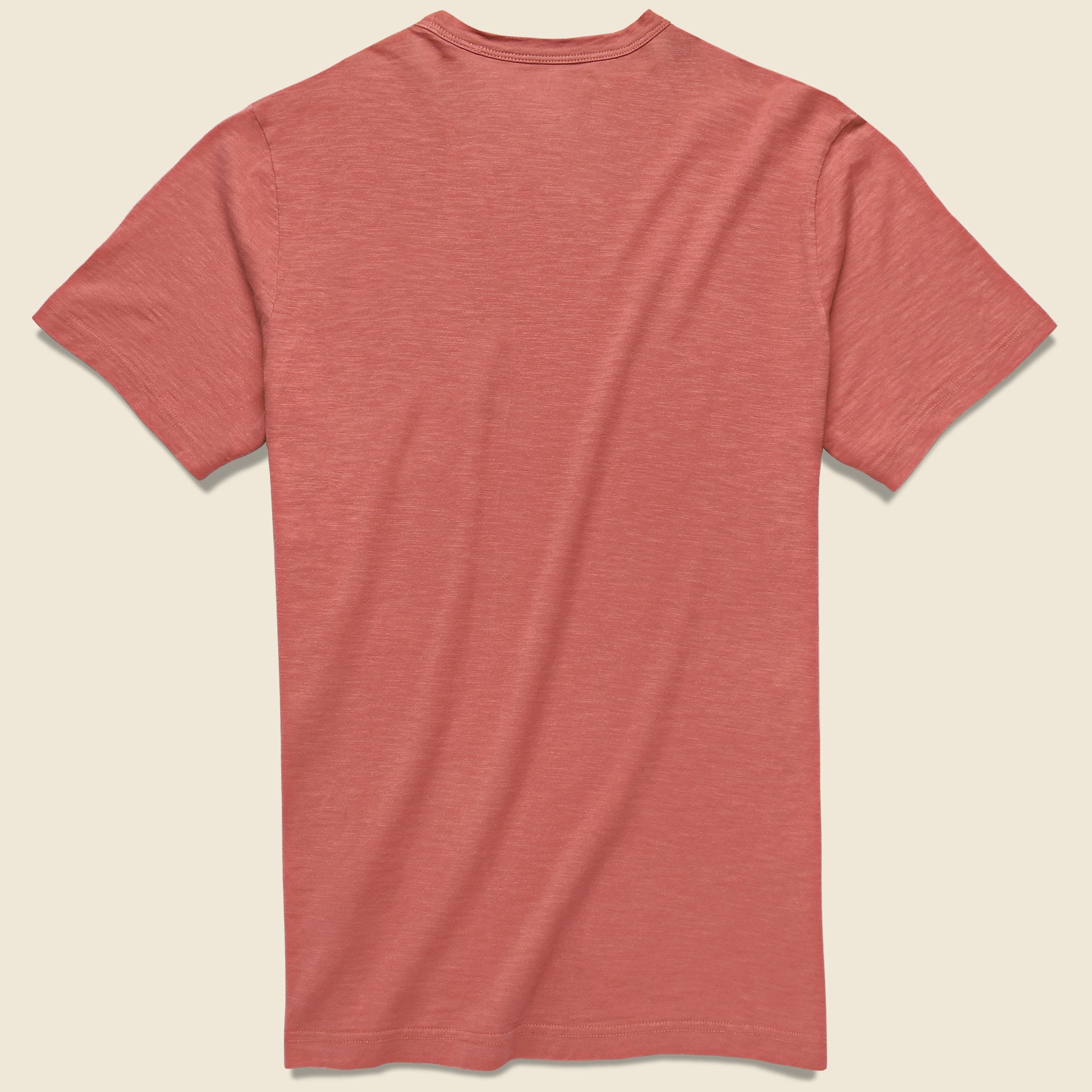 
                          Garment Dyed Pocket Tee - Hermosa Red - Faherty - STAG Provisions - Tops - S/S Tee
                        