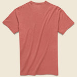 Garment Dyed Pocket Tee - Hermosa Red - Faherty - STAG Provisions - Tops - S/S Tee