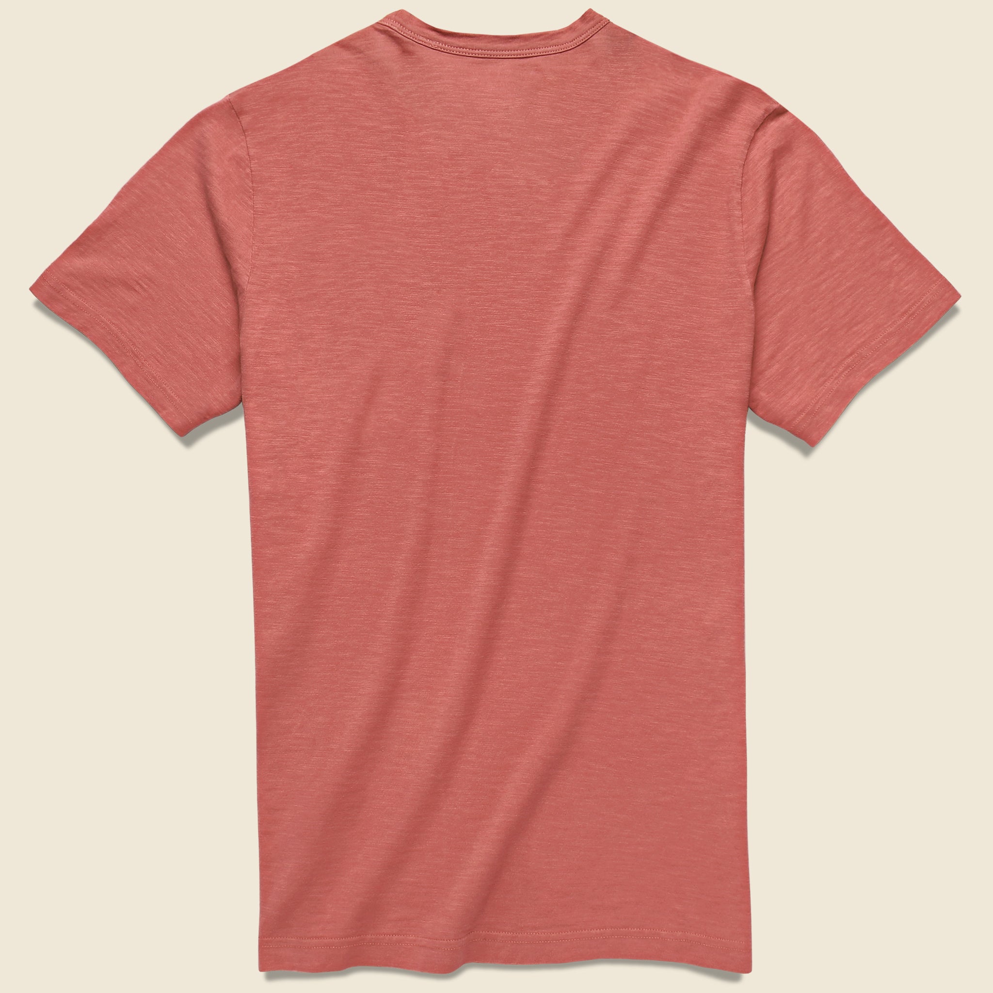 Garment Dyed Pocket Tee - Hermosa Red - Faherty - STAG Provisions - Tops - S/S Tee
