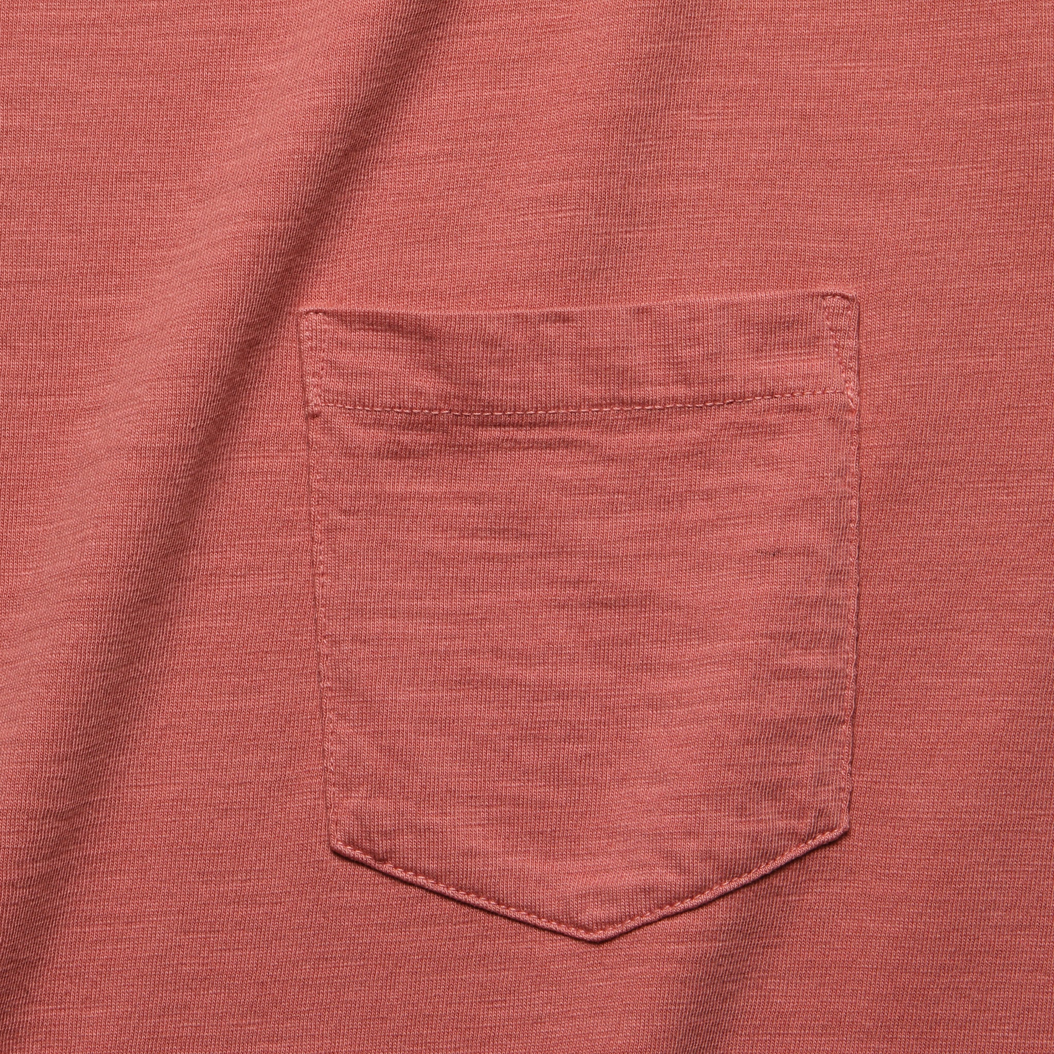 
                          Garment Dyed Pocket Tee - Hermosa Red - Faherty - STAG Provisions - Tops - S/S Tee
                        