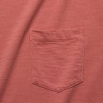 Garment Dyed Pocket Tee - Hermosa Red - Faherty - STAG Provisions - Tops - S/S Tee