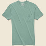 Garment Dyed Pocket Tee - Jade - Faherty - STAG Provisions - Tops - S/S Tee