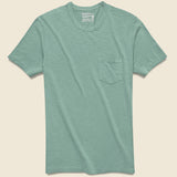 Garment Dyed Pocket Tee - Jade - Faherty - STAG Provisions - Tops - S/S Tee