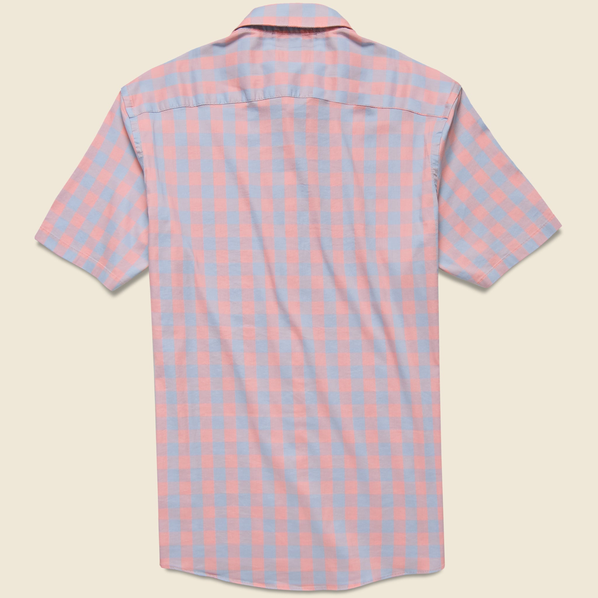 Movement Shirt - Blue/Rose Check - Faherty - STAG Provisions - Tops - S/S Woven - Plaid