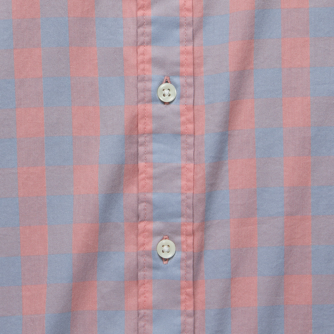 Movement Shirt - Blue/Rose Check - Faherty - STAG Provisions - Tops - S/S Woven - Plaid