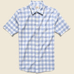 Cloud Blend Shirt - Blue Riptide - Faherty - STAG Provisions - Tops - S/S Woven - Plaid