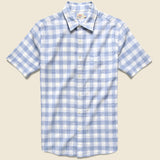 Cloud Blend Shirt - Blue Riptide - Faherty - STAG Provisions - Tops - S/S Woven - Plaid