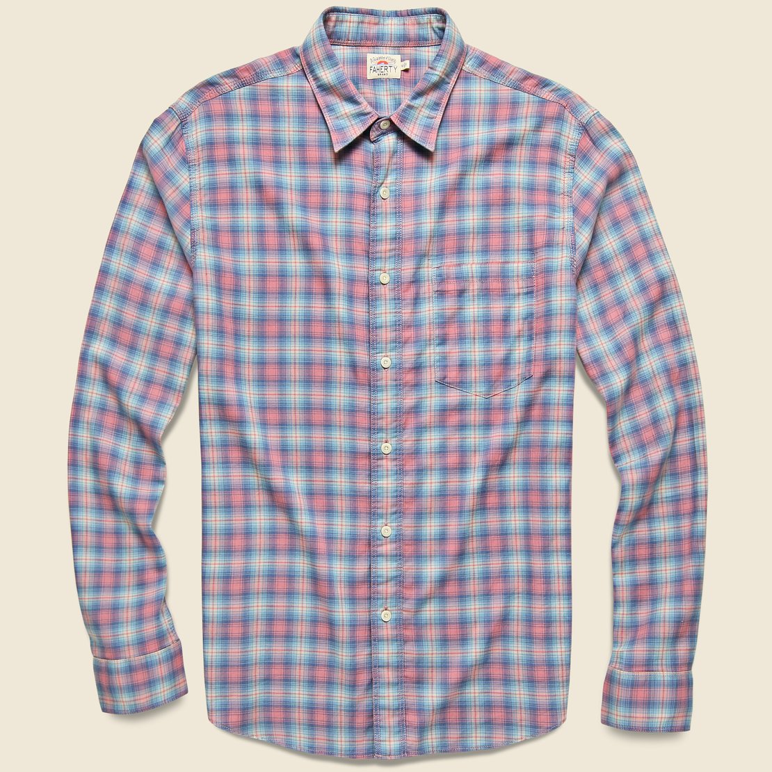 Everyday Shirt - Summerland Plaid - Faherty - STAG Provisions - Tops - L/S Woven - Plaid