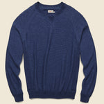 Coastline Crewneck - Iris Blue - Faherty - STAG Provisions - Tops - Sweater