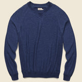 Coastline Crewneck - Iris Blue - Faherty - STAG Provisions - Tops - Sweater