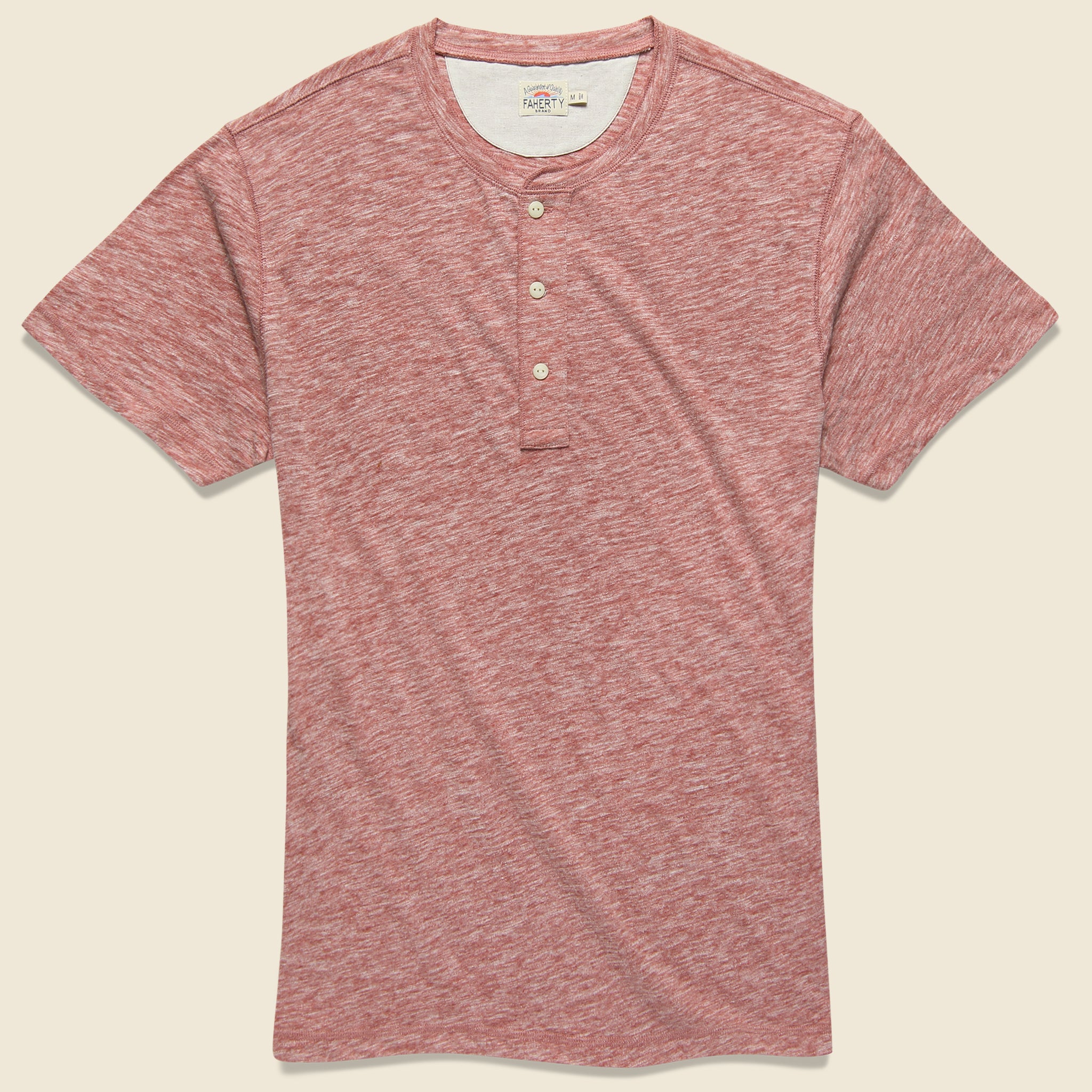 Heather Henley - Venice Red - Faherty - STAG Provisions - Tops - S/S Knit