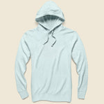 Slub Cotton Hoodie - Glacier Blue - Faherty - STAG Provisions - Tops - L/S Knit
