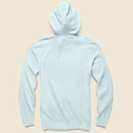 Slub Cotton Hoodie - Glacier Blue - Faherty - STAG Provisions - Tops - L/S Knit