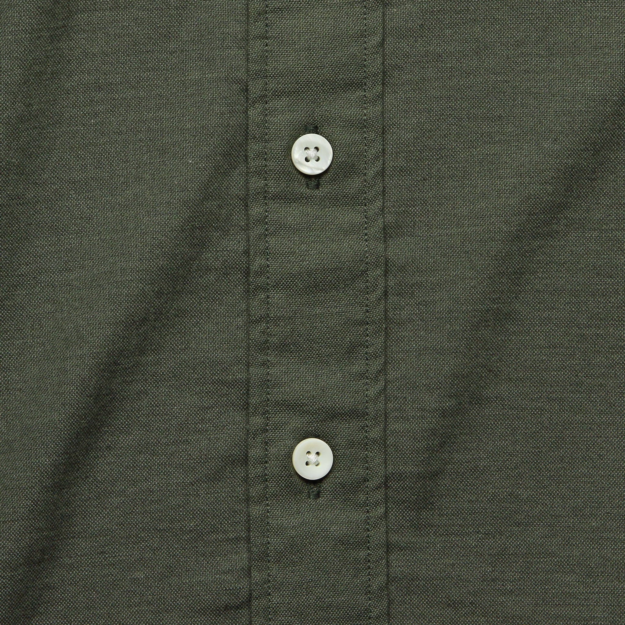 Stretch Oxford Shirt - Olive - Faherty - STAG Provisions - Tops - S/S Woven - Solid