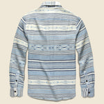 Canyon Overshirt - Indigo Wood Stripe - Faherty - STAG Provisions - Tops - L/S Woven - Overshirt