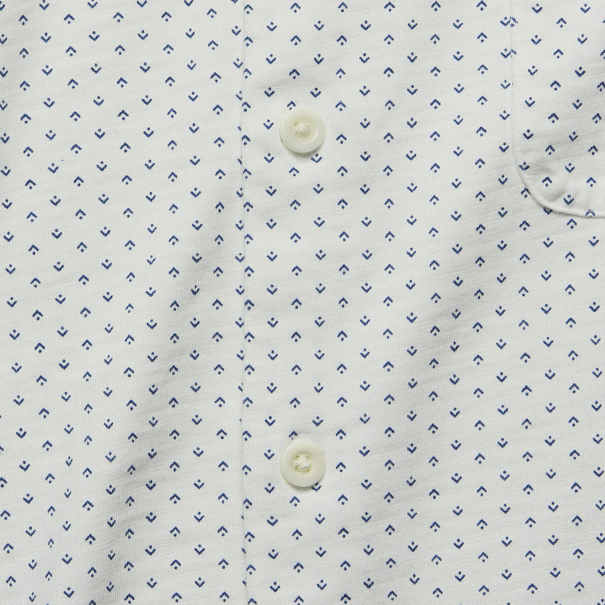 Knit Coast Shirt - Chevron Dot - Faherty - STAG Provisions - Tops - S/S Knit