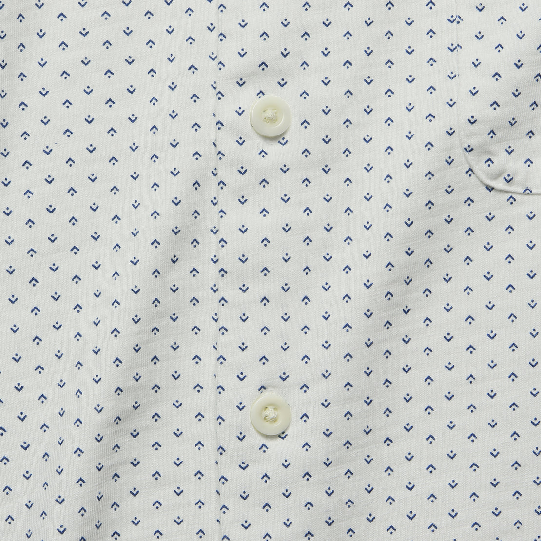 Knit Coast Shirt - Chevron Dot - Faherty - STAG Provisions - Tops - S/S Knit
