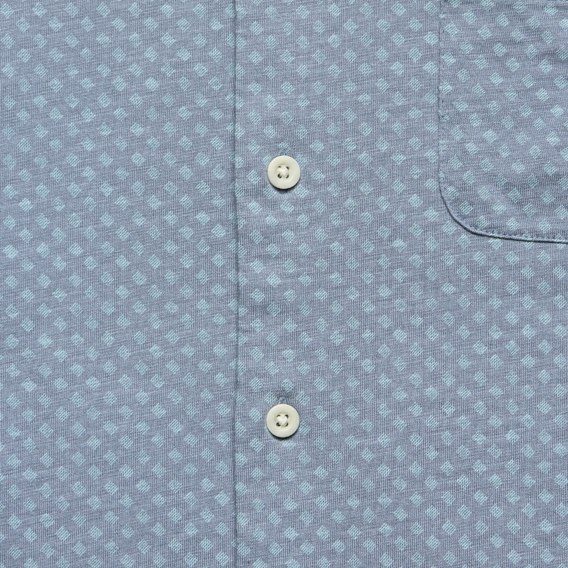 Knit Coast Shirt - Striped Diamond Print - Faherty - STAG Provisions - Tops - S/S Knit