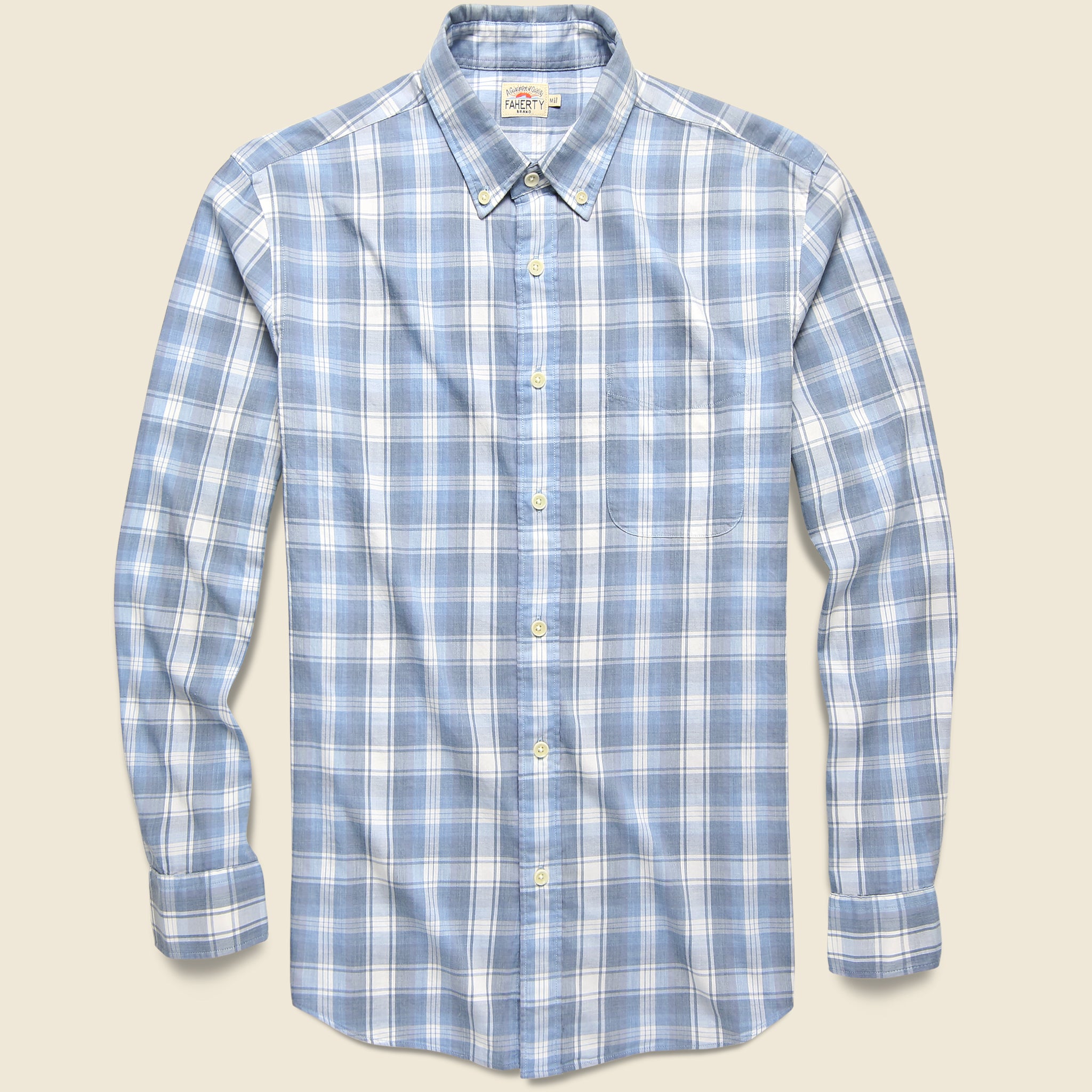 Movement Shirt - Marina Plaid - Faherty - STAG Provisions - Tops - L/S Woven - Plaid
