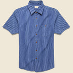 Playa Shirt - Eco Indigo Geo - Faherty - STAG Provisions - Tops - S/S Woven - Other Pattern