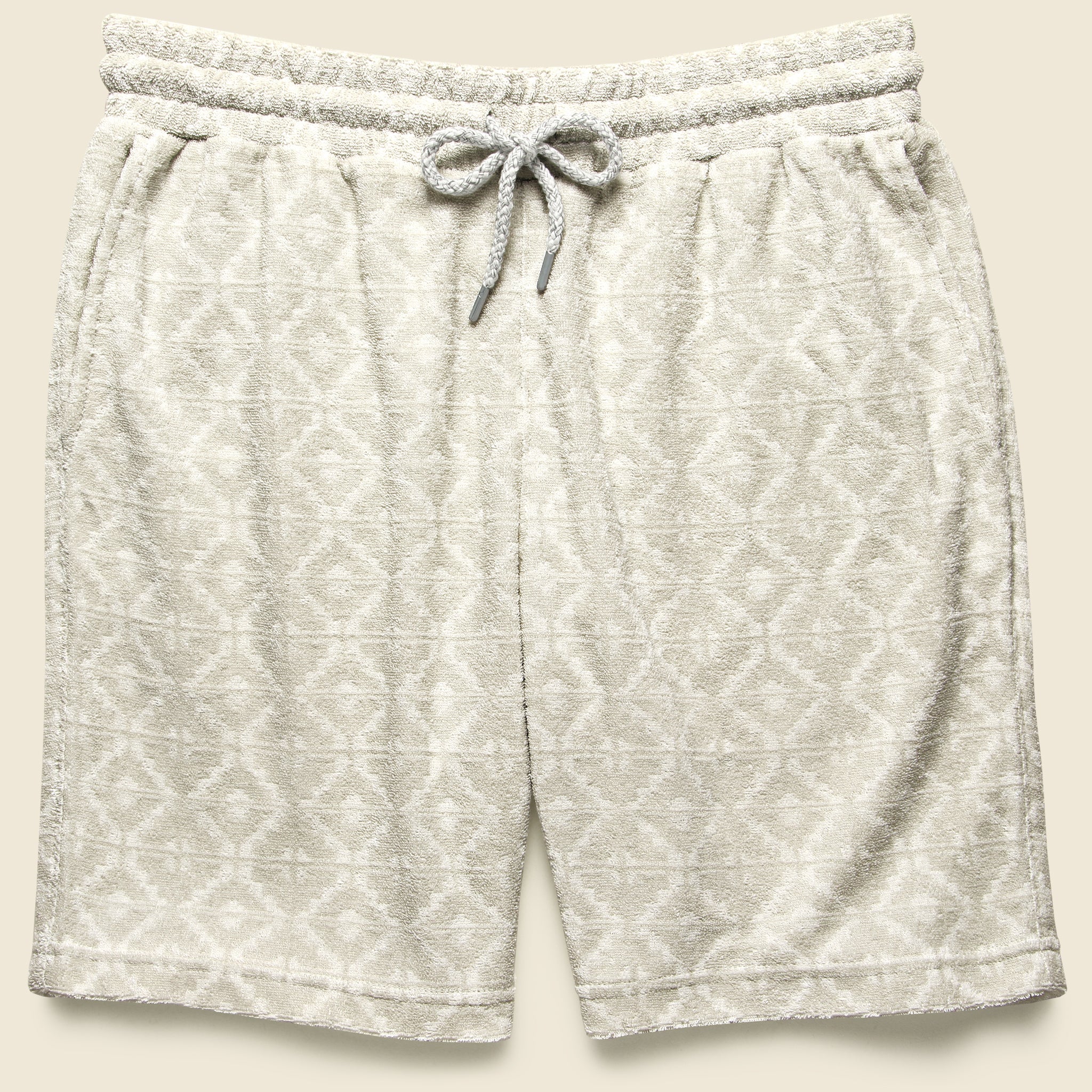 Cabana Sweatshort - Stone Towel Terry - Faherty - STAG Provisions - Shorts - Lounge