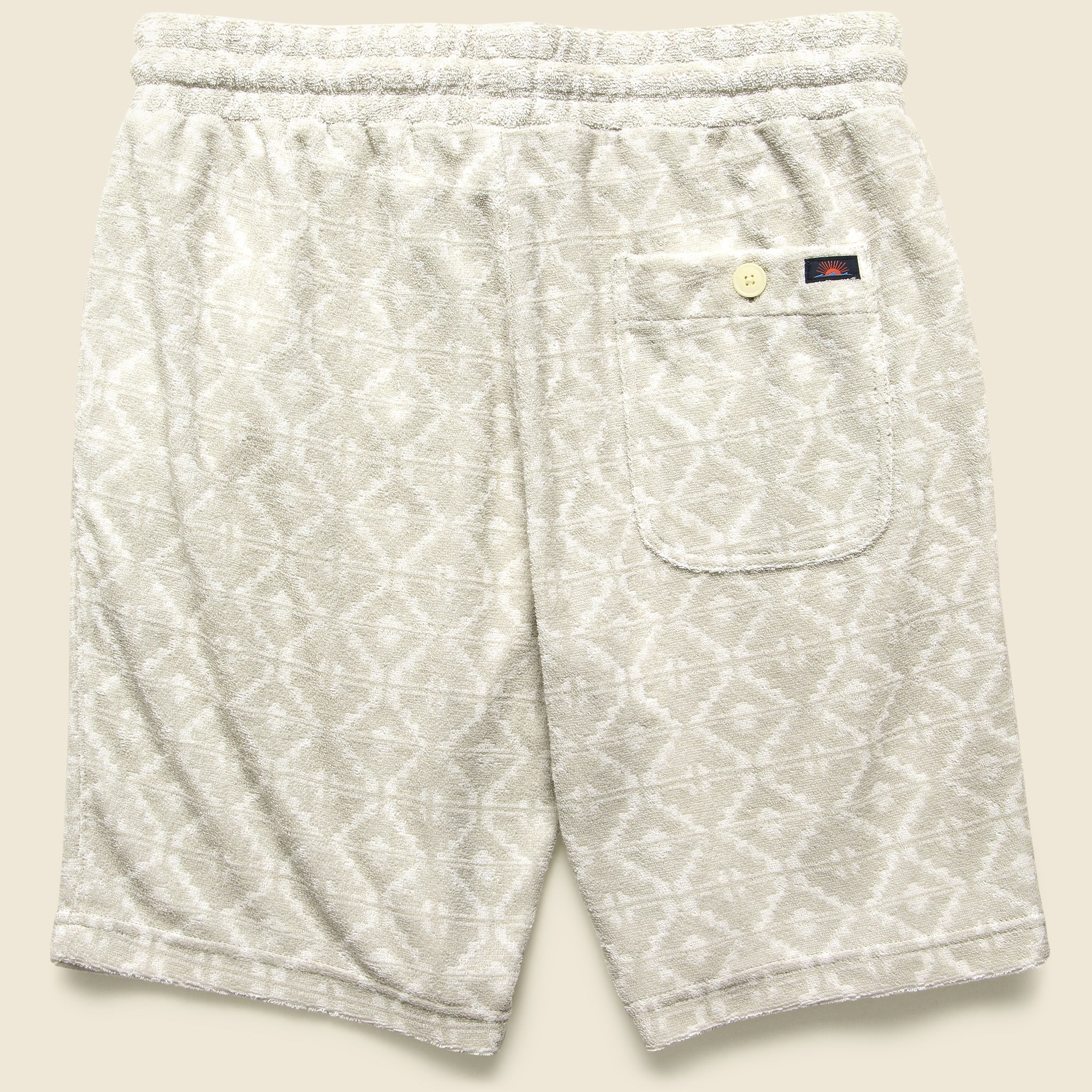 
                          Cabana Sweatshort - Stone Towel Terry - Faherty - STAG Provisions - Shorts - Lounge
                        