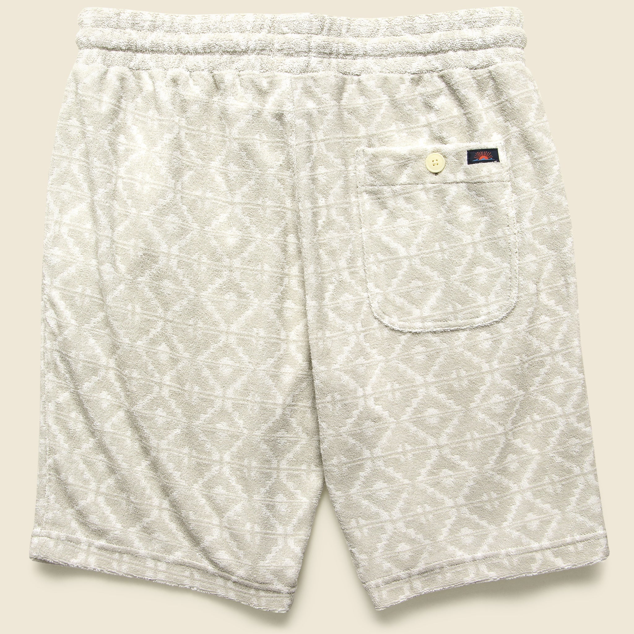 Cabana Sweatshort - Stone Towel Terry - Faherty - STAG Provisions - Shorts - Lounge