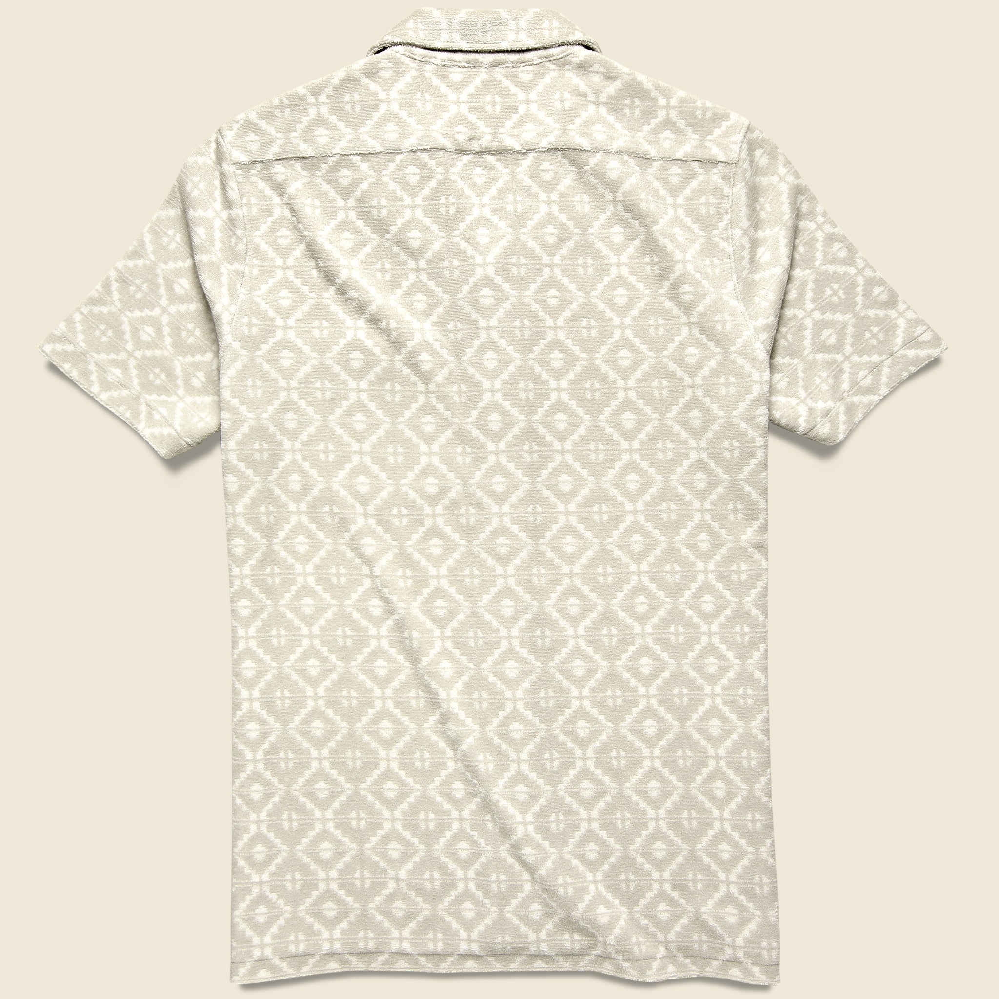 Cabana Shirt - Stone Towel Terry - Faherty - STAG Provisions - Tops - S/S Knit