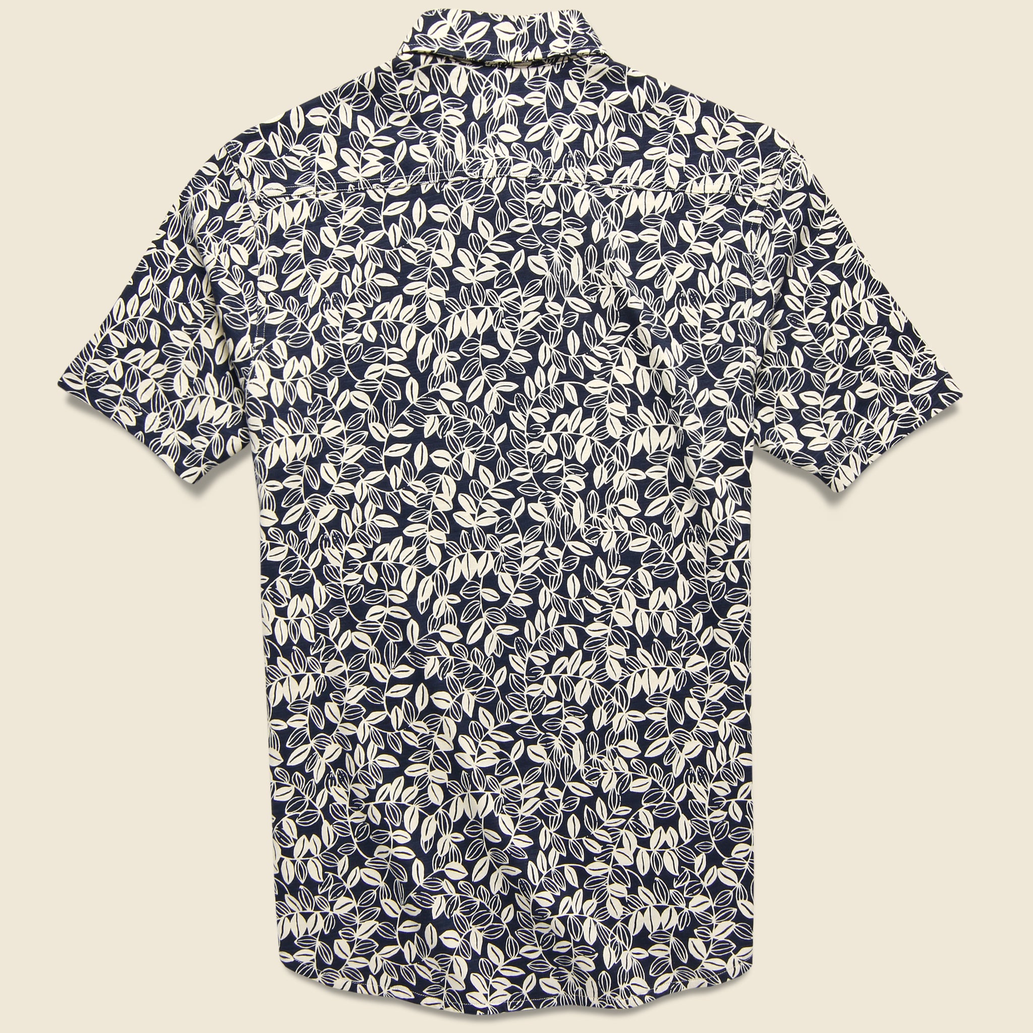 
                          Knit Seasons Shirt - Navy Avallinas Print - Faherty - STAG Provisions - Tops - S/S Woven - Floral
                        