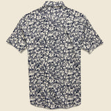 Knit Seasons Shirt - Navy Avallinas Print - Faherty - STAG Provisions - Tops - S/S Woven - Floral