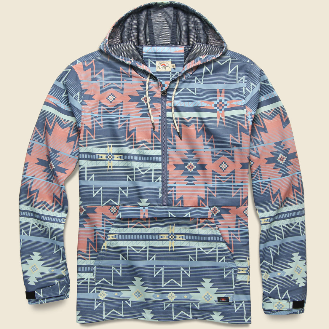 Faherty Red Rocks Anorak - Pacific Morning Star