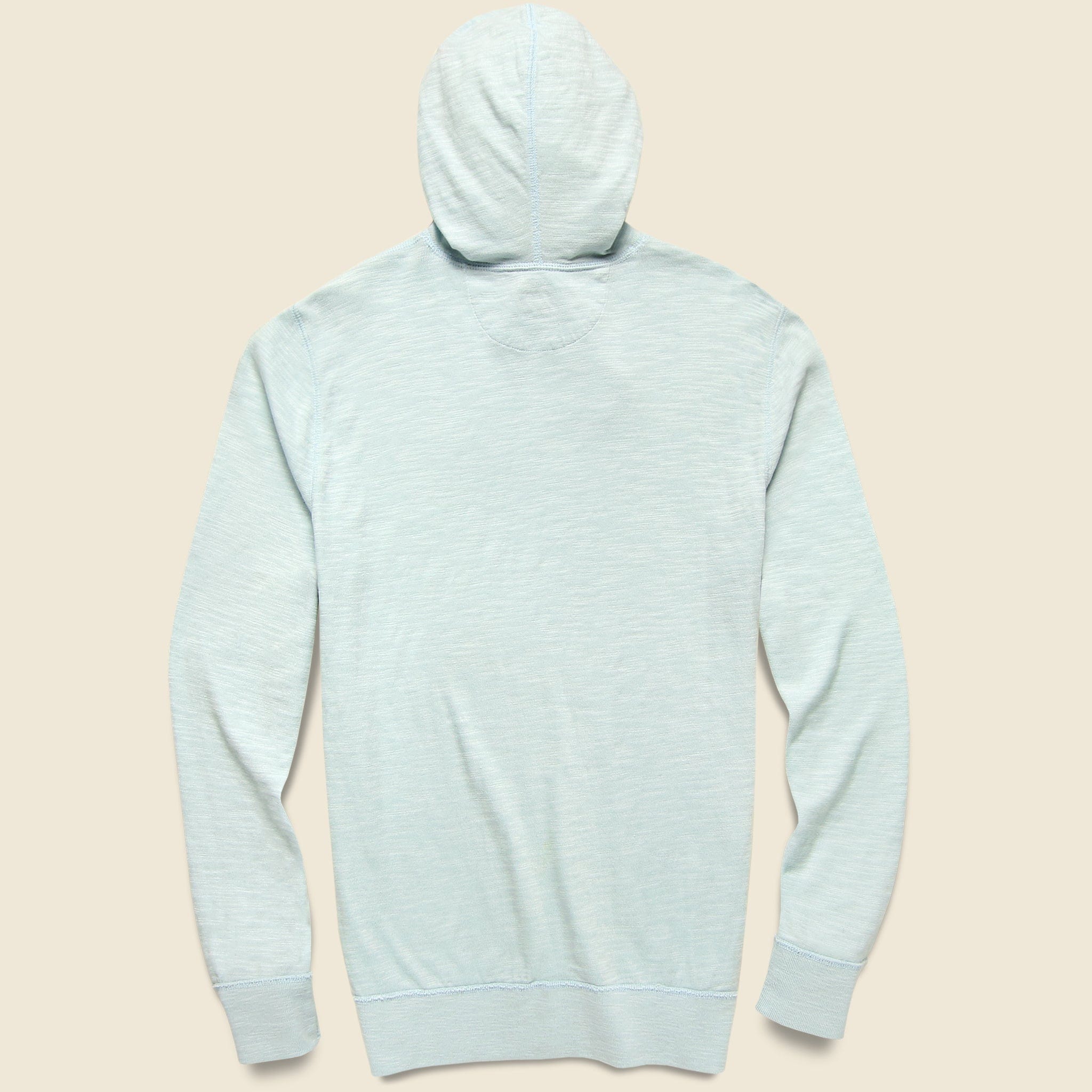 Slub Cotton Hoodie - Sky - Faherty - STAG Provisions - Tops - Fleece / Sweatshirt