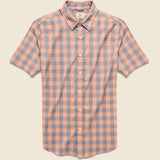 Movement Shirt - Coral Dusk Check - Faherty - STAG Provisions - Tops - S/S Woven - Plaid