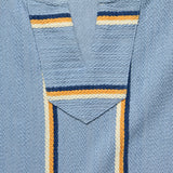Biarritz Hoodie - Faded Denim Stripe - Faherty - STAG Provisions - Tops - Fleece / Sweatshirt