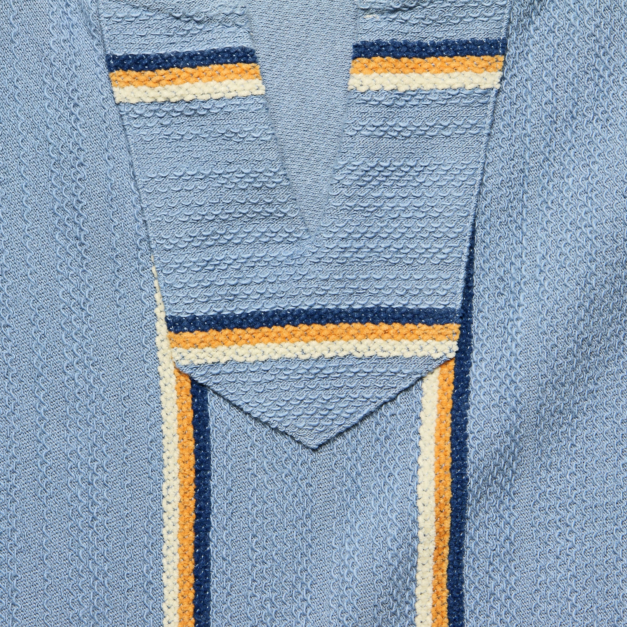Biarritz Hoodie - Faded Denim Stripe - Faherty - STAG Provisions - Tops - Fleece / Sweatshirt