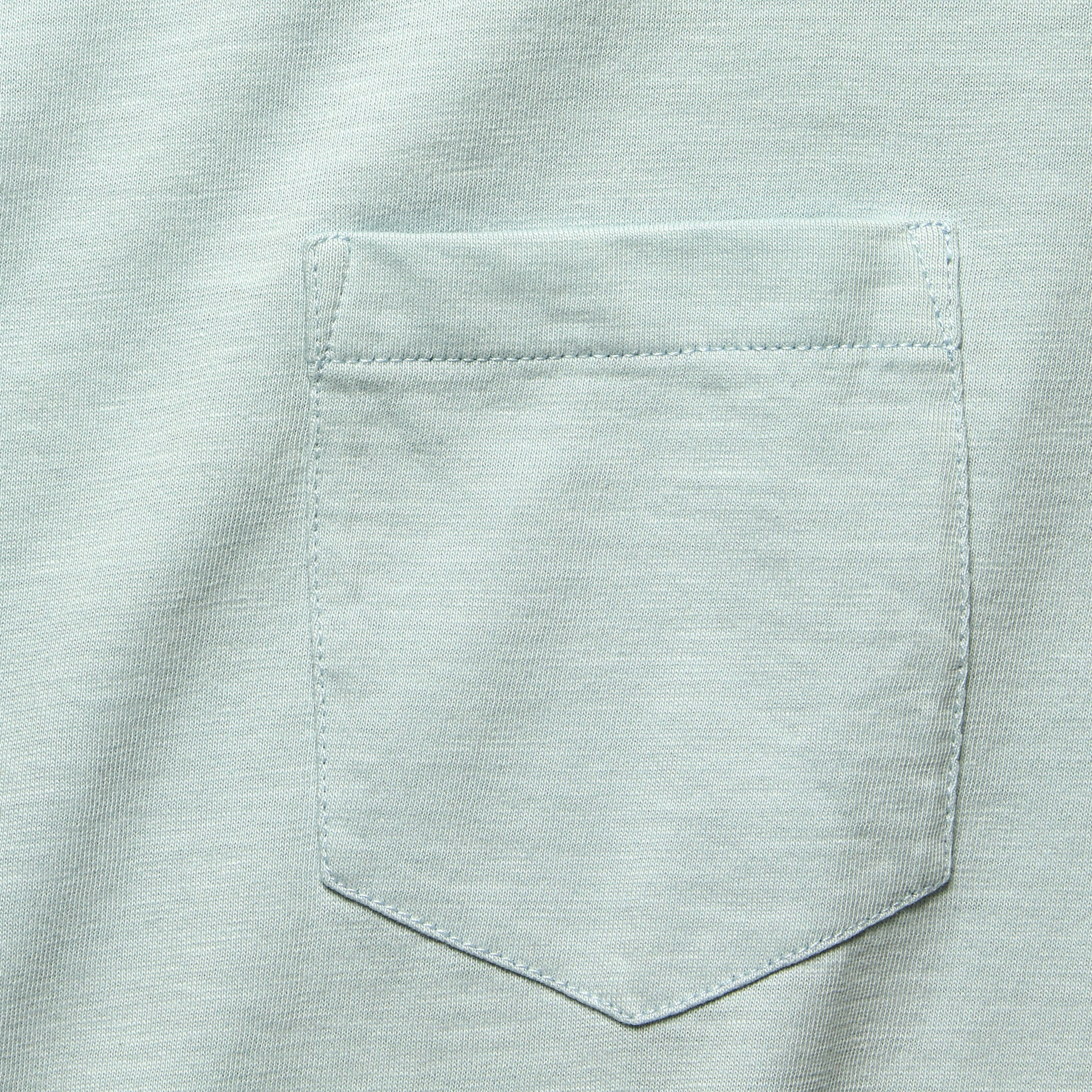 Garment Dyed Pocket Tee - Glacier Blue - Faherty - STAG Provisions - Tops - S/S Tee