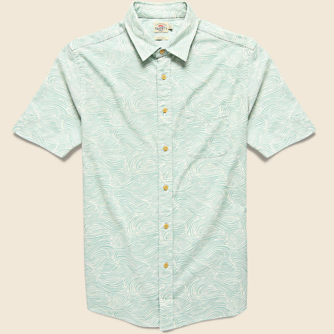 Faherty Playa Shirt - Offshore Swell