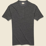 Heather Henley - Washed Black - Faherty - STAG Provisions - Tops - S/S Knit
