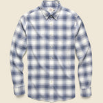 Lightweight Movement Flannel - Navy Cream Shadow Plaid - Faherty - STAG Provisions - Tops - L/S Woven - Plaid