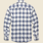 Lightweight Movement Flannel - Navy Cream Shadow Plaid - Faherty - STAG Provisions - Tops - L/S Woven - Plaid