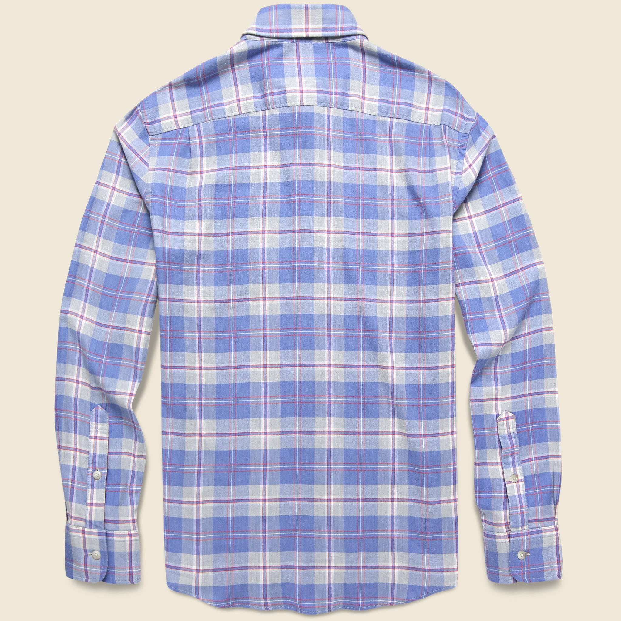 
                          Lightweight Movement Flannel - Blue Easy Plaid - Faherty - STAG Provisions - Tops - L/S Woven - Plaid
                        