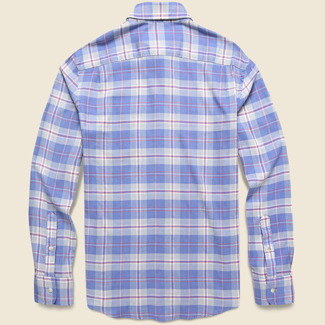 Lightweight Movement Flannel - Blue Easy Plaid - Faherty - STAG Provisions - Tops - L/S Woven - Plaid